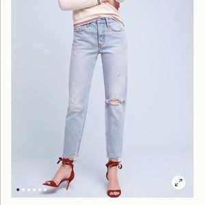 NWT Levi’s wedgie fit selvedge Jeans 29